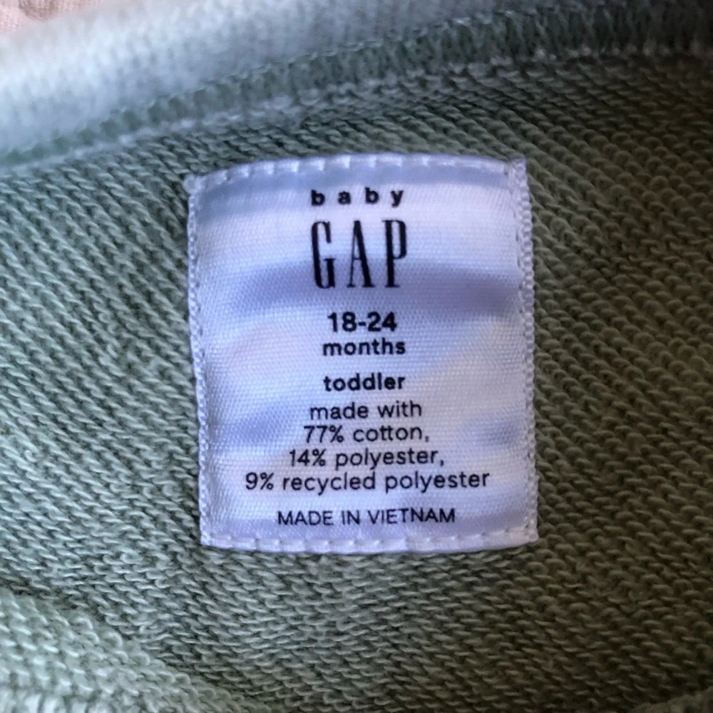 GAP Toddler Green Ombre Dinosaur “Reach for the sky” Sweatshirt Size 18 months